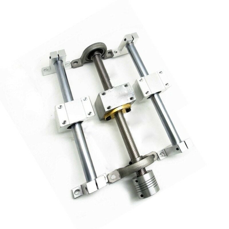 13 бр. Комплект опори за линейни направляващи релси, двойна релса 150/250/350 мм, напълно плъзгаща се опора T8 водещ винтов прът SCS8UU Линеен лагерен блок