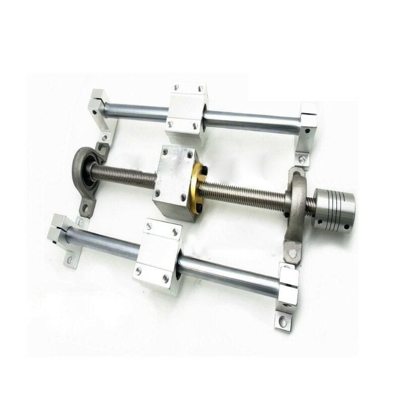 13 бр. Комплект опори за линейни направляващи релси, двойна релса 150/250/350 мм, напълно плъзгаща се опора T8 водещ винтов прът SCS8UU Линеен лагерен блок