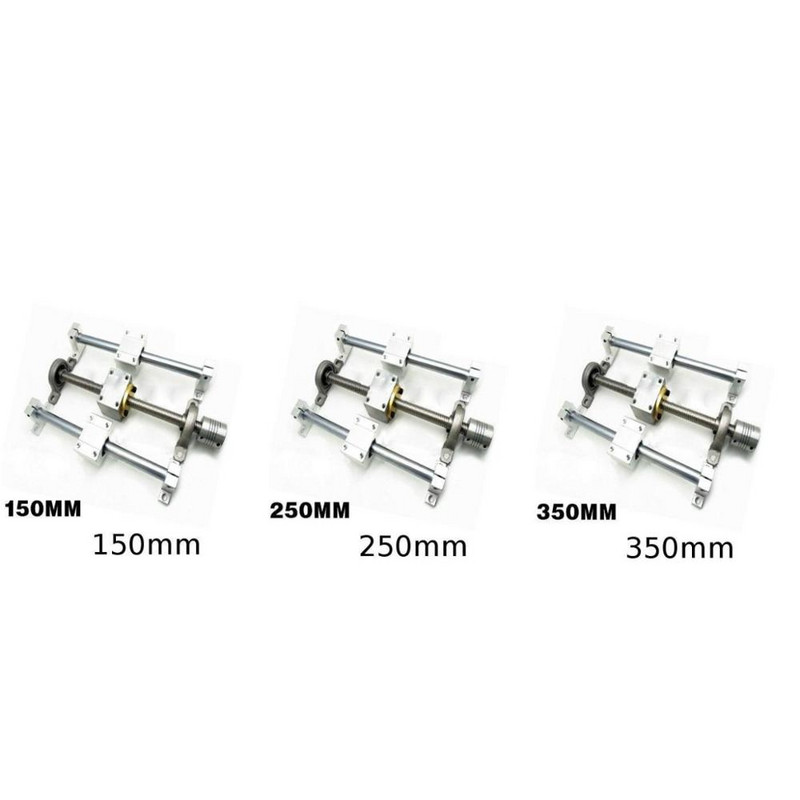 13 бр. Комплект опори за линейни направляващи релси, двойна релса 150/250/350 мм, напълно плъзгаща се опора T8 водещ винтов прът SCS8UU Линеен лагерен блок