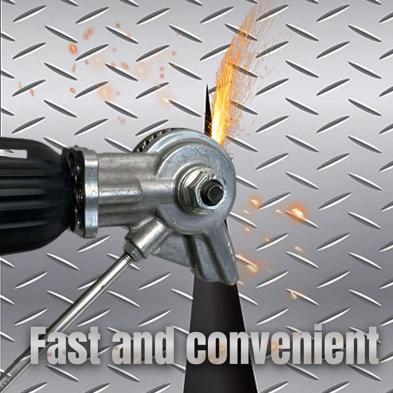 JUSTINLAU elektrinio gręžimo plokštės pjaustytuvo priedas Metalo lakštų pjaustytuvas Pjovimo pjoviklis Nemokamas pjovimo įrankis.