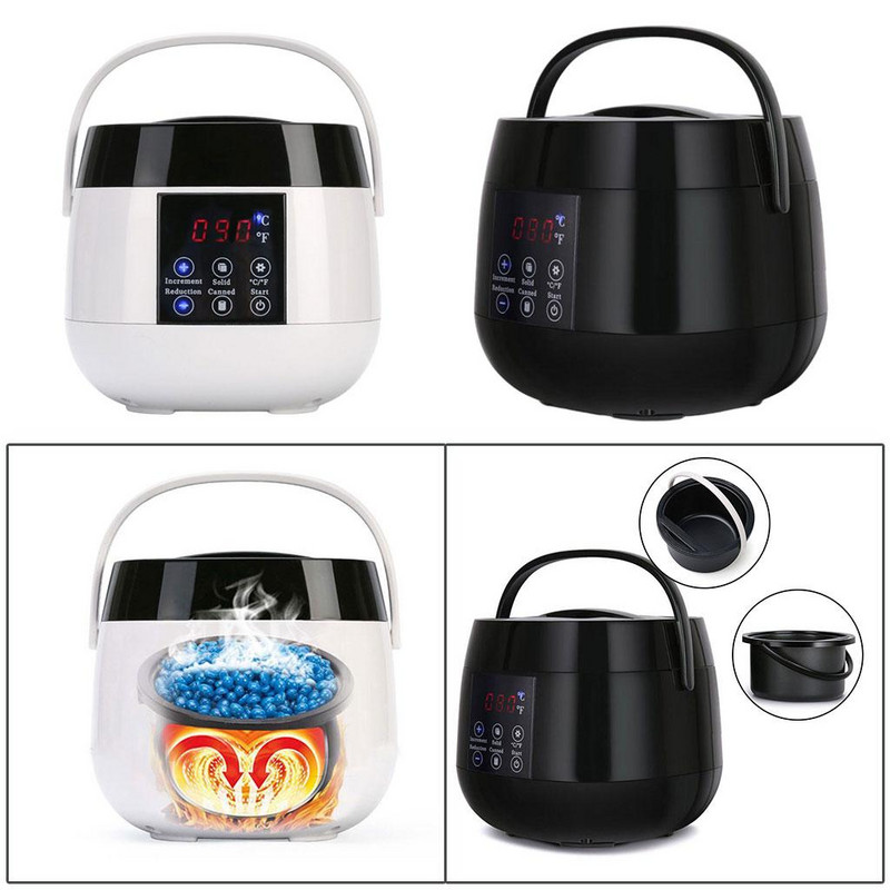 Hordozható Wax Heater szőrtelenítő Fast Heat Smart Waxing Machine szemöldök arc epilátorhoz Könnyen használható