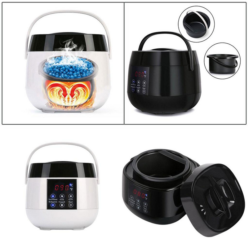 Hordozható Wax Heater szőrtelenítő Fast Heat Smart Waxing Machine szemöldök arc epilátorhoz Könnyen használható