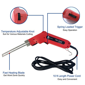 Electric Hot Knife Foam Cutter Ηλεκτρική μηχανή κοπής αφρού πολυστυρενίου Φορητό κοπτικό φελιζόλ Εργαλεία κοπής DIY Αφροκόφτης