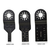 3 бр. осцилиращ нож за трион 10/20/34 mm многофункционален режещ нож за реноватор Дърводелски електроинструмент за рязане на дървообработващи инструменти