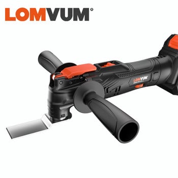 LOMVUM 20V Cordless ταλαντευόμενο εργαλείο πολλαπλών λειτουργιών Trimmer Renovator Woodworking Home Power Tools Cutter Ηλεκτρικό πριόνι