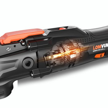 LOMVUM 20V Cordless ταλαντευόμενο εργαλείο πολλαπλών λειτουργιών Trimmer Renovator Woodworking Home Power Tools Cutter Ηλεκτρικό πριόνι