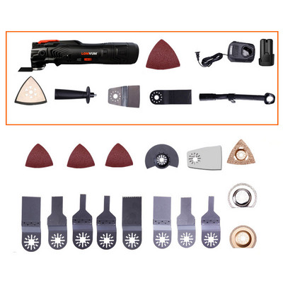 LOMVUM 20V Akumuliatorinis svyruojantis Daugiafunkcis Įrankis Žoliapjovė Renovatorius Medienos apdirbimas Namai Elektriniai Įrankiai Pjovimas Elektrinis Pjūklas