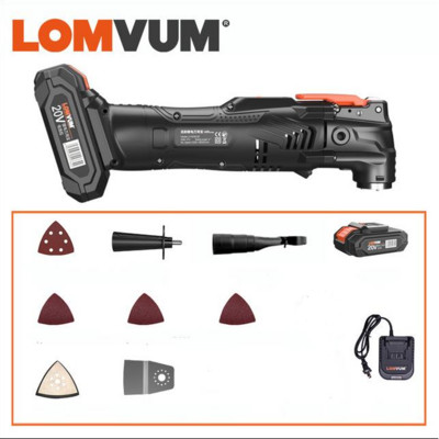 LOMVUM 20V Akumuliatorinis svyruojantis Daugiafunkcis Įrankis Žoliapjovė Renovatorius Medienos apdirbimas Namai Elektriniai Įrankiai Pjovimas Elektrinis Pjūklas