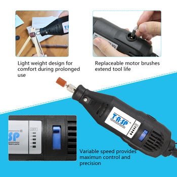 TASP 230V 130W Dremel Περιστροφικό Σετ εργαλείων Ηλεκτρικό μίνι τρυπάνι χαράκτη κιτ λείανσης με αξεσουάρ Ηλεκτρικά εργαλεία για βιοτεχνικά έργα