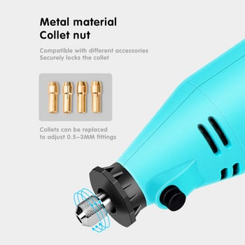 2 ΤΕΜ DIY Drill Engraving Electric Drill Dremel New Pen Grinder Electric Tool Grinding Machine Drill 6 Variable Speed Polishing