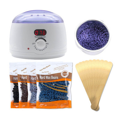 Professzionális Wax Heater Warmer Beans gépi szőrtelenítő készlet SPA kézi láb epilátor bőrápoló paraffinos testszépítő eszköz