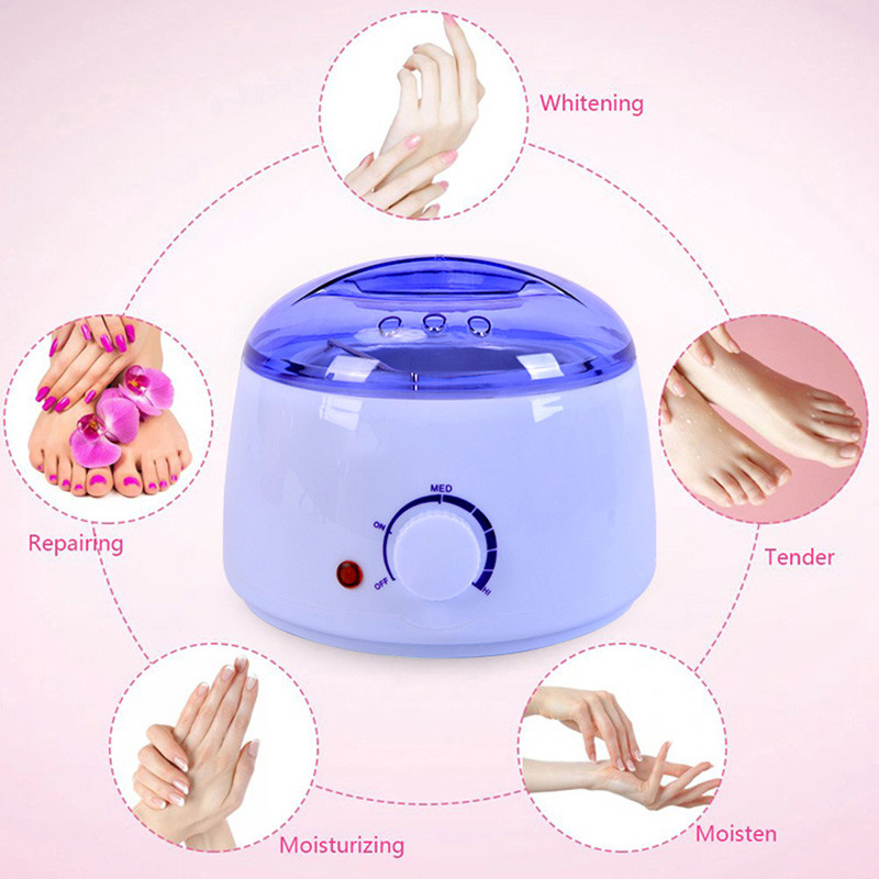 500cc Wax Warmer Wax Heater szőrtelenítő gép Paraffin Wax Pot Hand Foot Body SPA Hair Epilator Szőrtelenítő