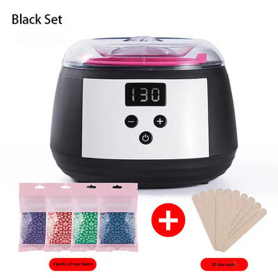 Wax Heater szőrtelenítő gép LCD kijelző Smart Waxing Machine Spa kéz- és láb epilátor szőrtelenítő viasz melegítő szilikon bélés