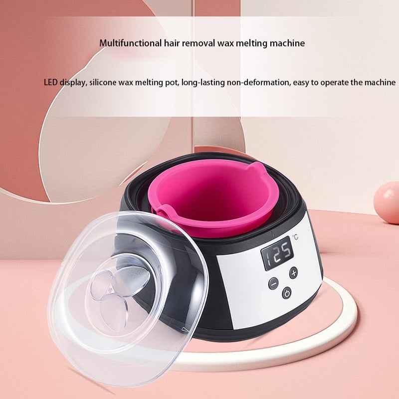 Wax Heater szőrtelenítő gép LCD kijelző Smart Waxing Machine Spa kéz- és láb epilátor szőrtelenítő viasz melegítő szilikon bélés