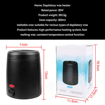 Wax Heater Electric Hot Wax Machine Paraffin Pot Warmer Hair Removal Waxing Wax-melt Epilator Quick Heater