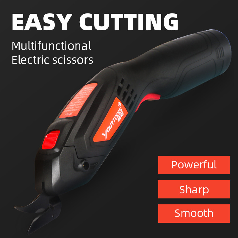 Kis elektromos olló Vágószövet Kézi Töltő Szabó Olló Többfunkciós Vágógép Ruházat Bőr