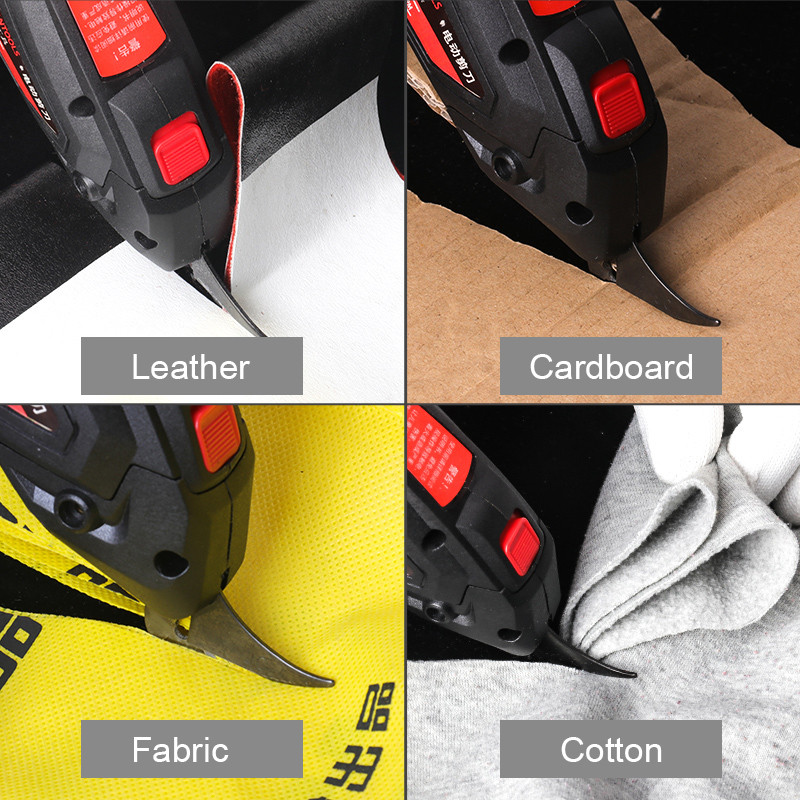Kis elektromos olló Vágószövet Kézi Töltő Szabó Olló Többfunkciós Vágógép Ruházat Bőr