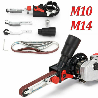 Sarokcsiszoló Mini barkácscsiszoló Csiszolószalag Adapter Csiszológép Szalagfájl szalagfejes Csiszoló M10/M14-hez