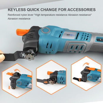 NEWONE 20V Li-ion Cordless Quickchange Oscillating Tool Αντικραδασμικό Κατοχυρωμένο με δίπλωμα ευρεσιτεχνίας Electric Trimmer Renovator Quick-release