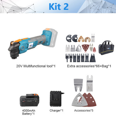 Instrument oscilant cu schimbare rapidă fără fir NEWONE, 20V, Li-ion, cu design patentat, anti-vibrații, renovator, cu eliberare rapidă