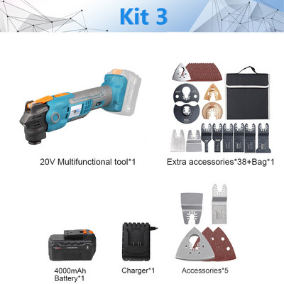 Instrument oscilant cu schimbare rapidă fără fir NEWONE, 20V, Li-ion, cu design patentat, anti-vibrații, renovator, cu eliberare rapidă