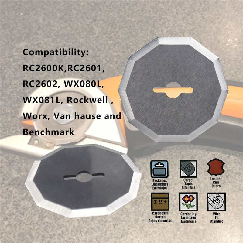 Elektromos szabó olló ötvözött acél penge elektromos géphez fűrész vágás ruha Textil vágó szövet elektromos szerszámok vágás