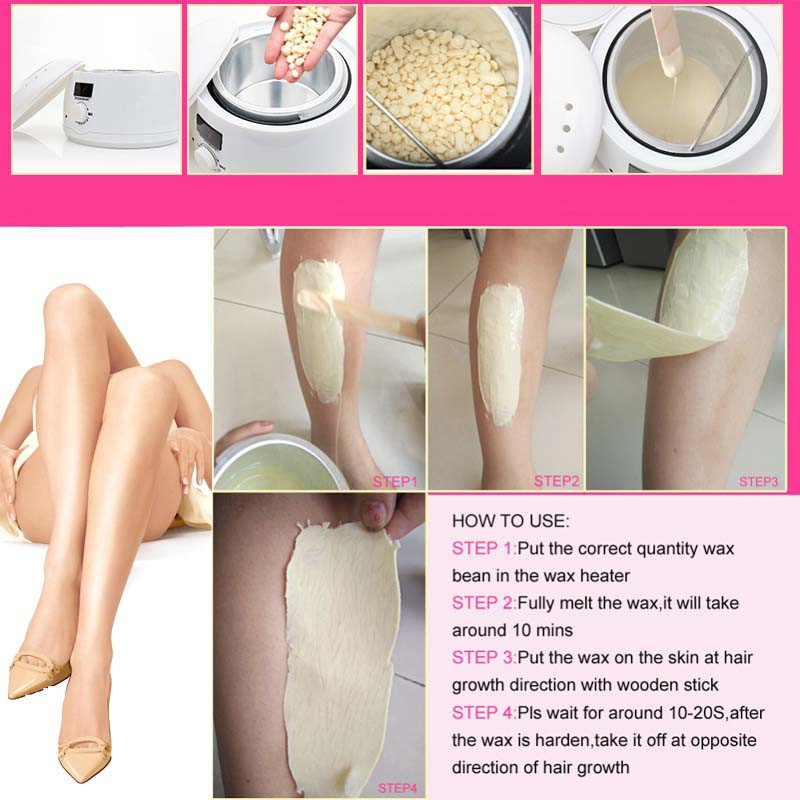 Smart Hot Wax Warmer Heater bab Machine Kit SPA Kéz Láb Epilátor Láb Bőrápolás Paraffin Szőrtelenítő Testszépítő eszköz