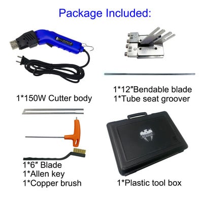 KS EAGLE kézi elektromos hab forró vágó hornyolás faragó kés szobor hungarocell szivacs vágás pengével és tartozékkal