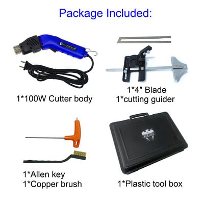 KS EAGLE kézi elektromos hab forró vágó hornyolás faragó kés szobor hungarocell szivacs vágás pengével és tartozékkal