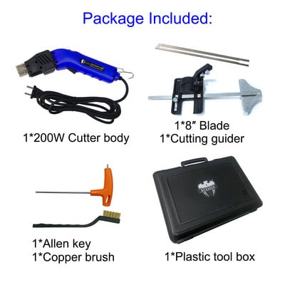 KS EAGLE kézi elektromos hab forró vágó hornyolás faragó kés szobor hungarocell szivacs vágás pengével és tartozékkal