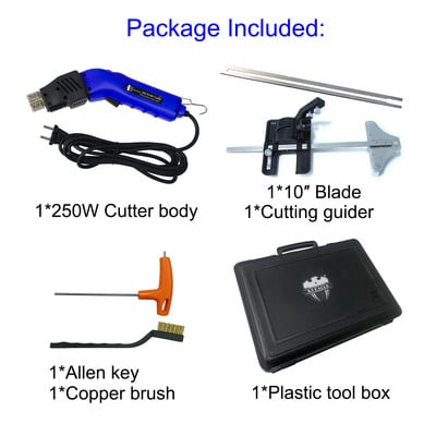 KS EAGLE kézi elektromos hab forró vágó hornyolás faragó kés szobor hungarocell szivacs vágás pengével és tartozékkal