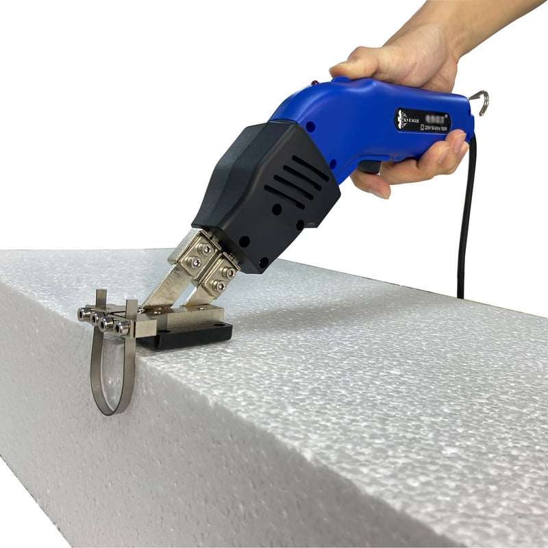 KS EAGLE kézi elektromos hab forró vágó hornyolás faragó kés szobor hungarocell szivacs vágás pengével és tartozékkal