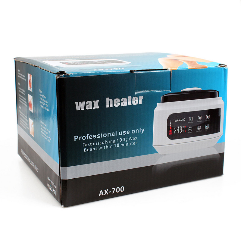 Încălzitor de ceară de 500 cc Încălzitor de parafină Kit de instrumente pentru îndepărtarea părului cu ceară profesională, mâini, picioare, epilator, SPA, pentru îngrijirea pielii