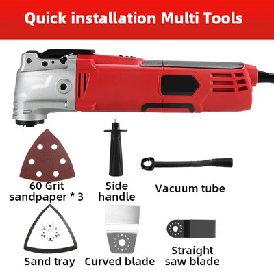 220V Мултифункционален инструмент Осцилиращи мулти инструменти Електрически тример за декорация на дома Дървообработващ инструмент с променлива скорост