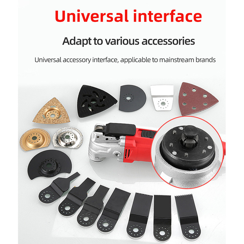 220V Мултифункционален инструмент Осцилиращи мулти инструменти Електрически тример за декорация на дома Дървообработващ инструмент с променлива скорост