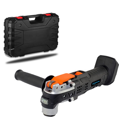 Instrumente multiple oscilante multifuncționale electrice 6 viteze variabile Trimmer fără fir Ferăstrău renovator Ferăstrău electric Instrument electric cu cutie