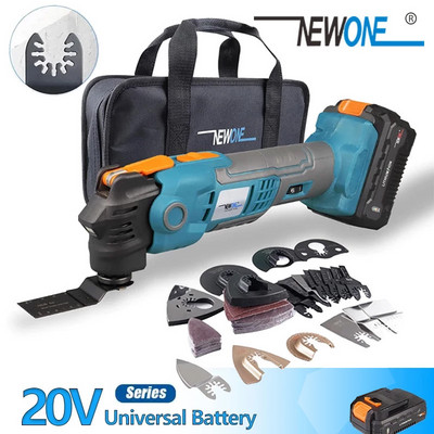 20V Quick Release Oscilating Multi-Tools Antivibration Trimer Promjenjive brzine Renovator Električna pila s oštricama pile by NEWONE