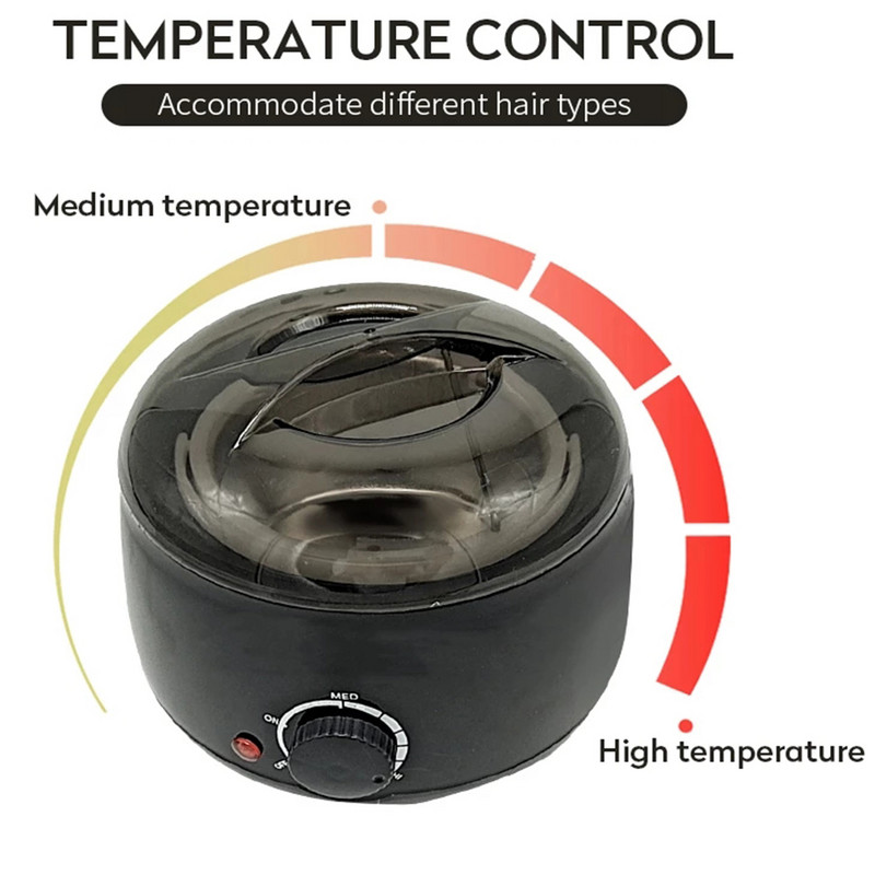 200CC Wax Heater melegítő szőrtelenítő gép kéz lábhoz Body SPA epilátor paraffin viasz edény + viaszbab + fa pálcikák
