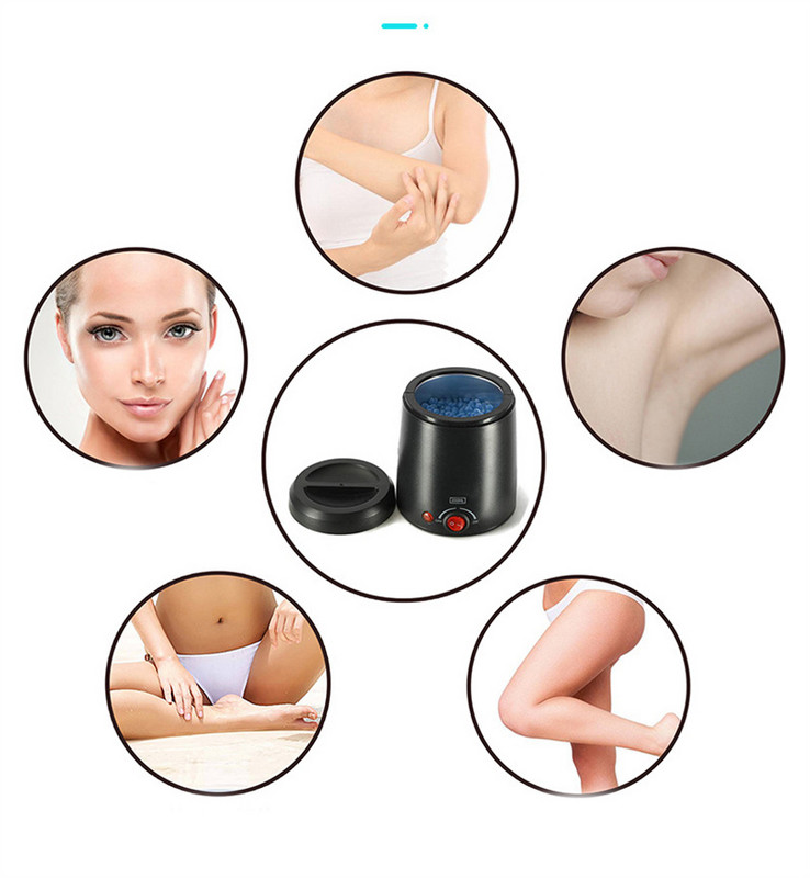 200CC Wax Heater Θερμότερη μηχανή αποτρίχωσης για Ολόσωμο Chauffe Cire Αποτριχωτική Κατσαρόλα Παραφίνης + Κερί Φασόλια + Ξυλεία LL18