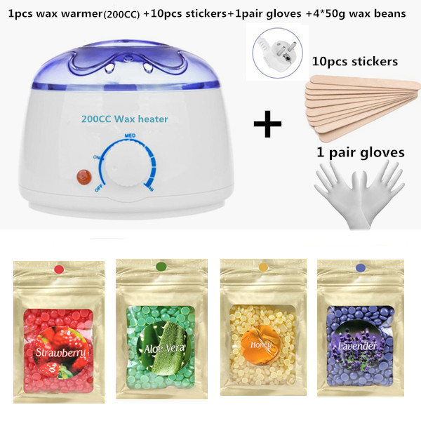 200cc mini Wax Warmer Szőreltávolító Szemöldök Epilátor SPA Wax Melegítő Epilátor Testgyantázás férfiaknak és nőknek