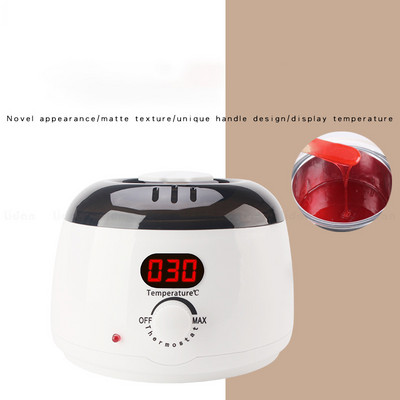 Grijač stroja za otapanje voska za uklanjanje dlačica Komplet za depilaciju Stroj za uklanjanje dlačica za ruke, noge, tijelo SPA Epilator Parafinski vosak, grijač voska