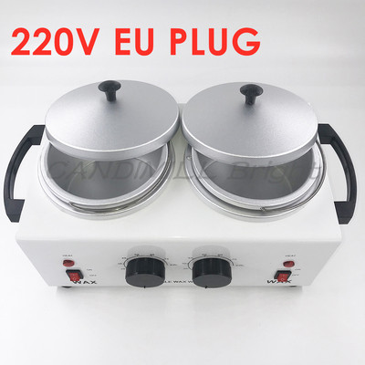 220V/110V kétfejű szőrtelenítő viaszmelegítő olvasztógép paraffinmelegítő epilátor szőrtelenítő eszköz