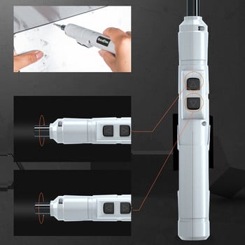 3,6V USB Cordless Mini Electric Screwdriver Kit Power Screwdrivers Set with Precision Drill Bits Power Screwdrivers Set