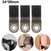 1/3 бр. Универсален осцилиращ режещ нож Мултиинструмент Трион 34 мм За метално рязане на дърво Реноватор Електрически инструменти Мултирезачка