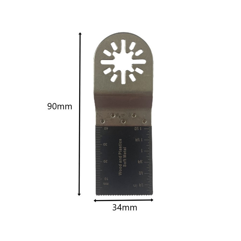 1/3 бр. Универсален осцилиращ режещ нож Мултиинструмент Трион 34 мм За метално рязане на дърво Реноватор Електрически инструменти Мултирезачка