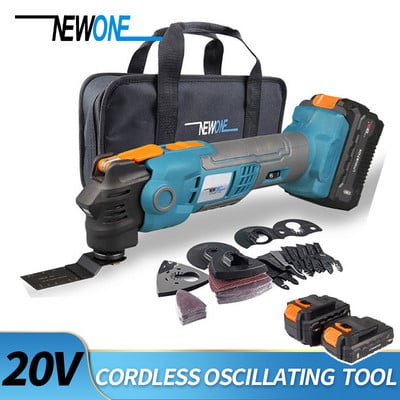 NEWONE 20V brzootpuštajući oscilirajući višenamenski alat, antivibracijski trimer s promjenjivom brzinom Renovator, električna pila s kompletom oštrica
