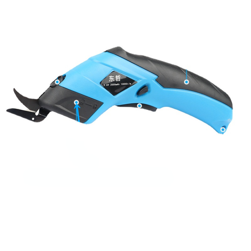 Ličio baterijų elektrinis audinių pjaustytuvas Elektrinės žirklės Rankinis audinių pjaustytuvas Tijeras De Costura Audinių pjovimo žirklės