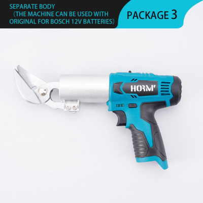 12V akumulatorske električne škare za glačanje Rezalni list Punjive električne škare s dvije brzine Alat za rezanje metala za Bosch bateriju