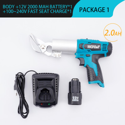 12V akumulatorske električne škare za glačanje Rezalni list Punjive električne škare s dvije brzine Alat za rezanje metala za Bosch bateriju