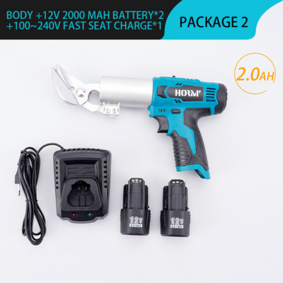 12V akumulatorske električne škare za glačanje Rezalni list Punjive električne škare s dvije brzine Alat za rezanje metala za Bosch bateriju